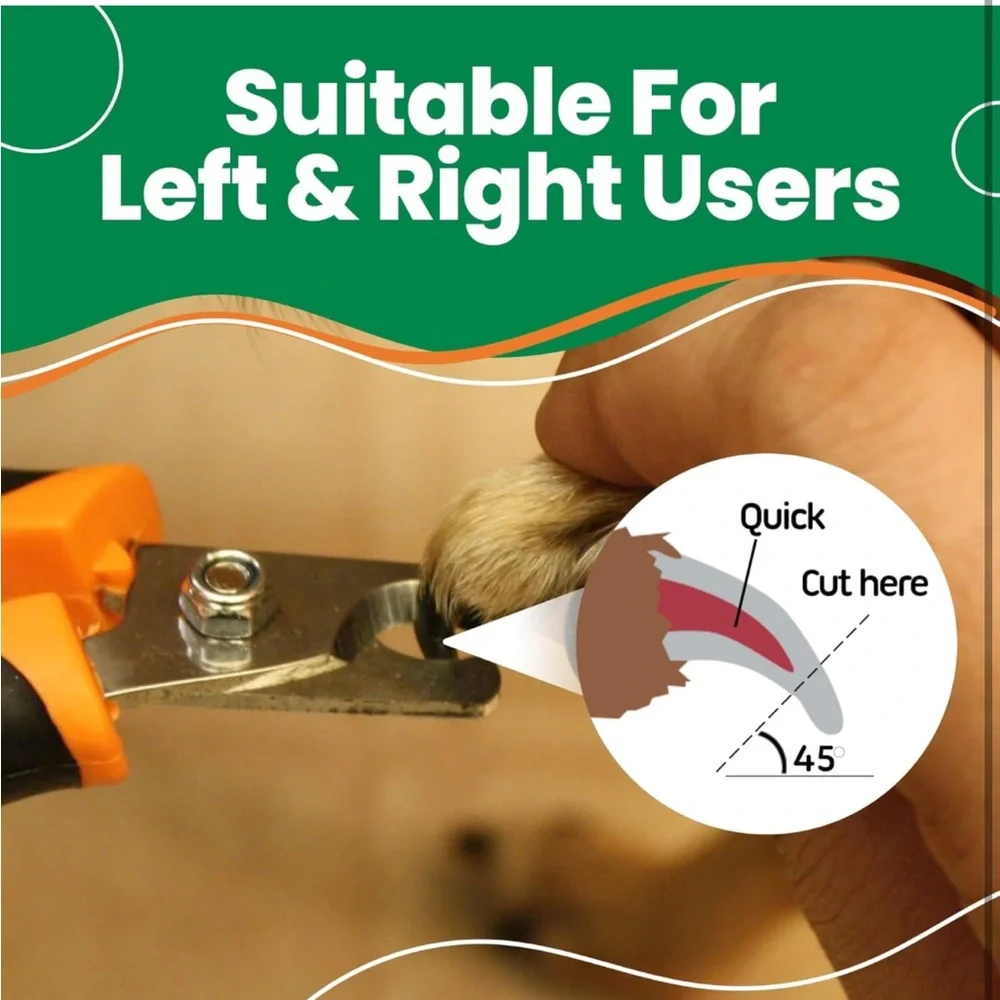 GoPets Dog Nail Clippers with Quick Sensor& Safety Guard,Heavy Duty Nail Trimmer